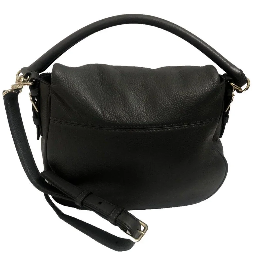 Kate Spade Crossbody Shoulderbag Devin Cobble Hill Smoke Gray Pebble Leather
